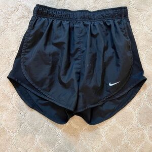 Nike Swift Black Athletic Shorts with Elastic Waistband